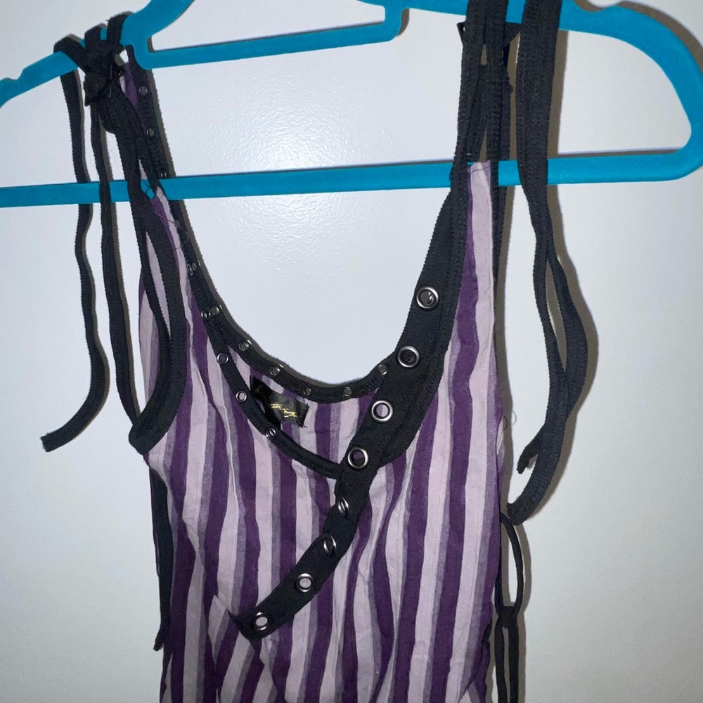 Purple steampunk dress